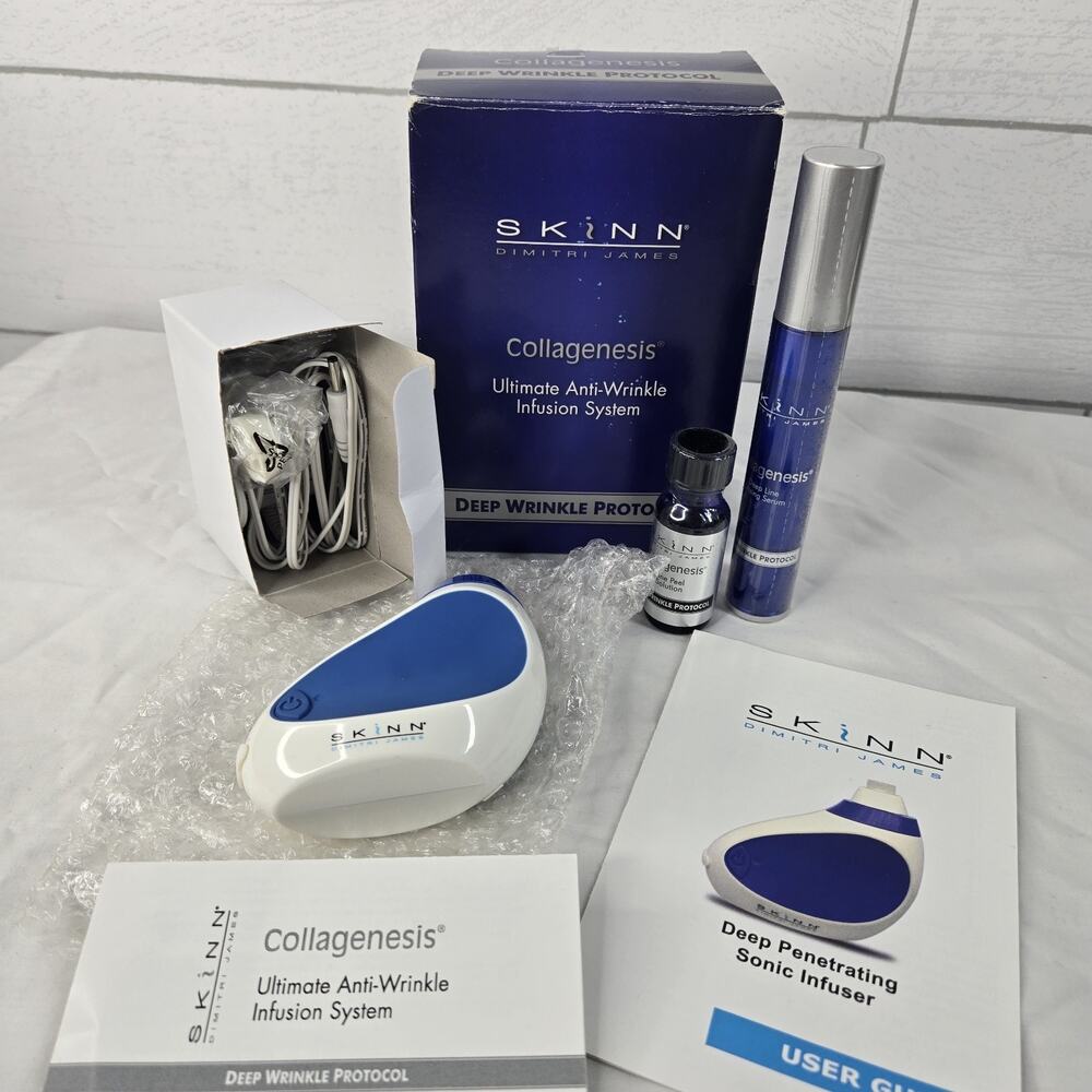 Dimitri James Skinn Collagenesis Anti-Wrinkle Deep Resonating Sonic Infuser Kit